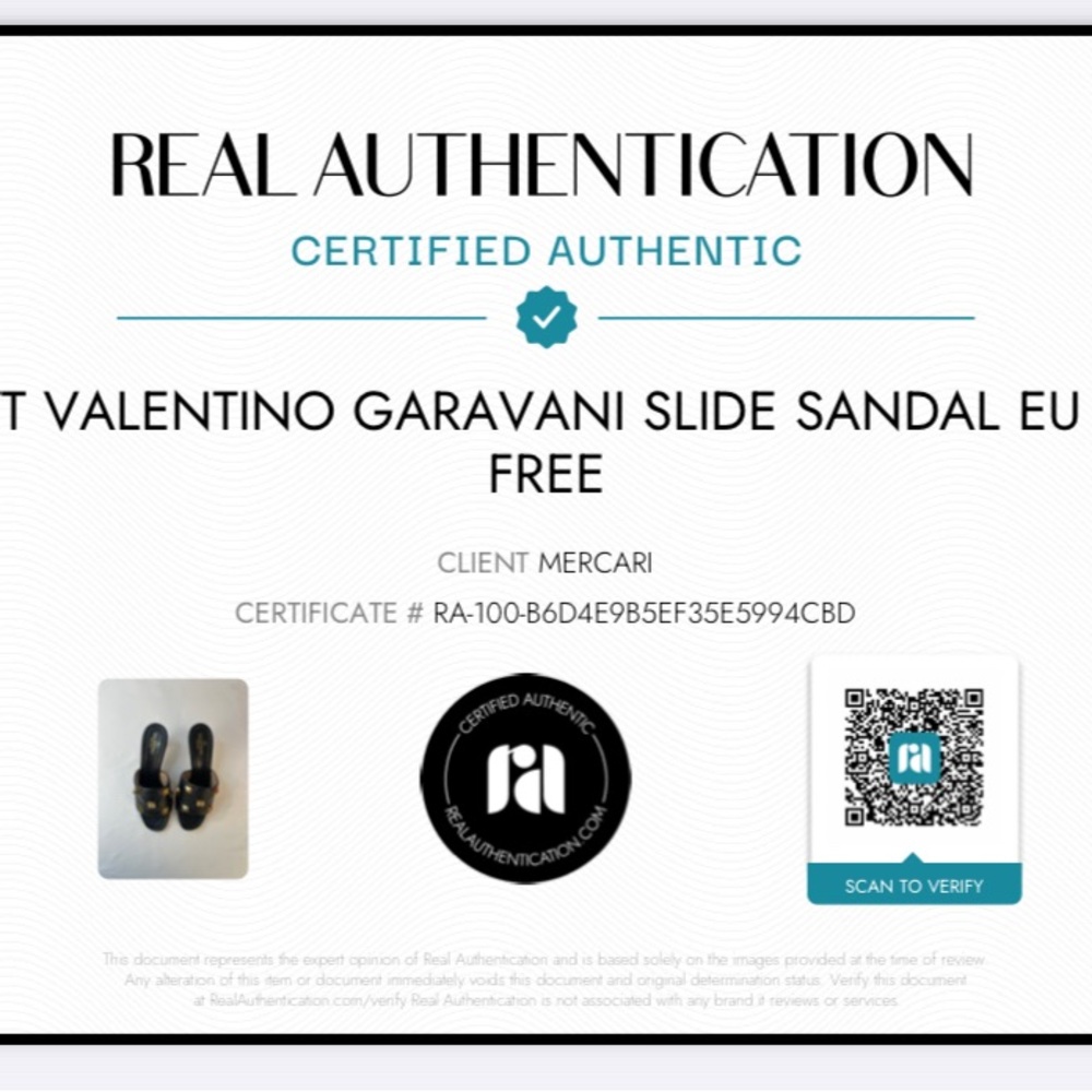 SOLD!!!!VALENTINO GARAVANI Slide Sandal EU 38.5 FREE AUTHENTIC - Picture 16 of 16